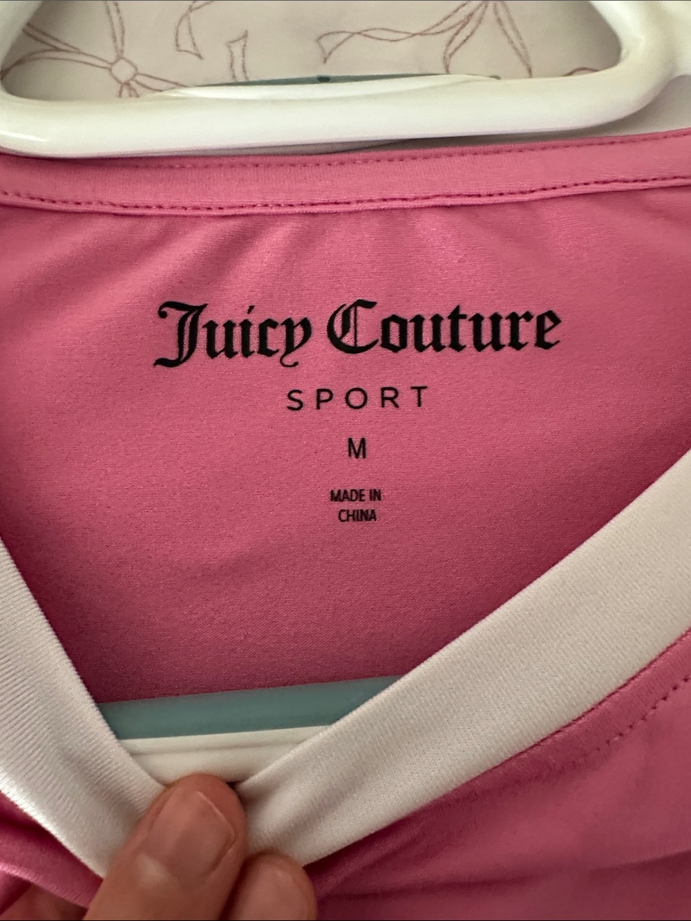 Juicy Couture Pink Logo Cherry Sport Tee - Picture 5 of 5